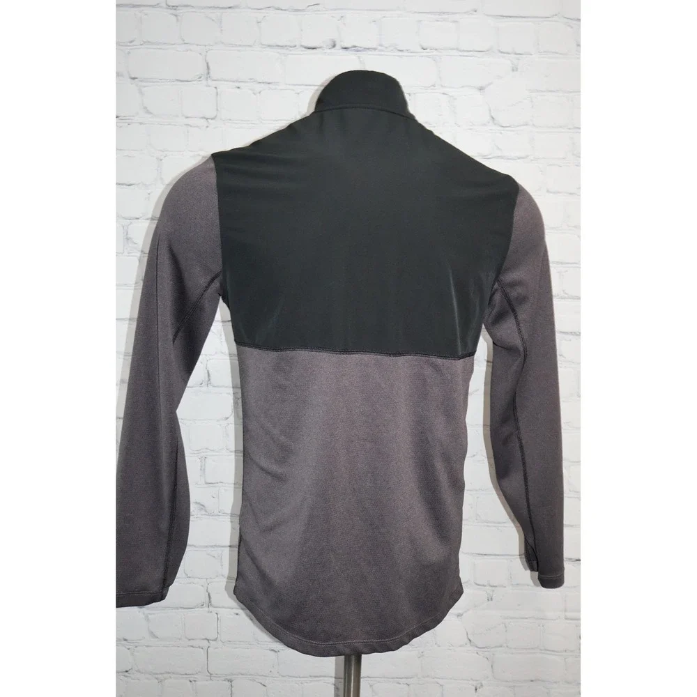 Nike Golf 1/4 Zip Pullover Mens Small Gray Long Sleeve Shirt Performance Gym